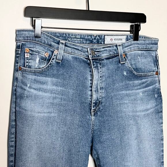 AG Adriano Goldschmied Jeans Jodi Crop High-Rise Slim Flare Size 31 - Picture 4 of 9
